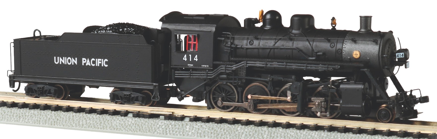 Bachmann N 51356 DCC/Soundtraxx Econami Equipped Baldwin 2-8-0 Consolidation Union Pacific UP #414