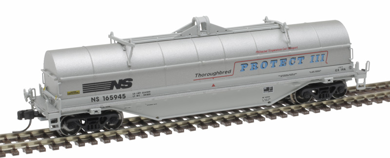 Atlas Master N 50004890 42' Coil Steel Car with Fishbelly Side Sill Norfolk Southern Protect III NS #165922