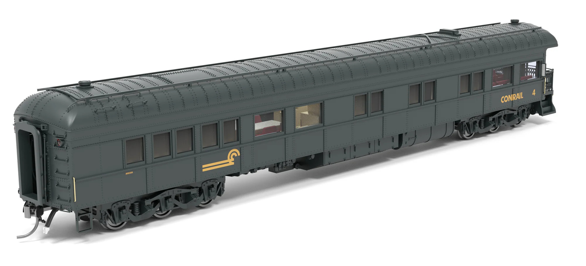 Broadway Limited Imports HO 9727 Conrail Business Car CR #4 'Dark Green'