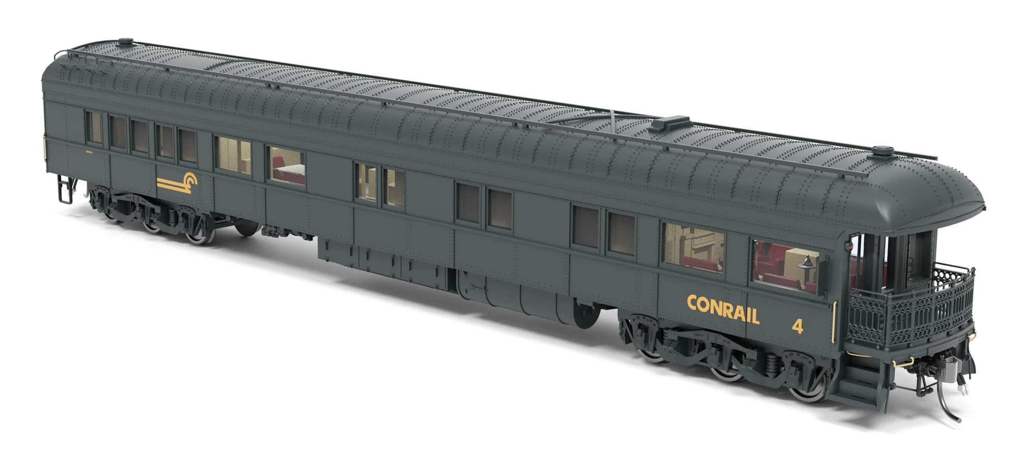 Broadway Limited Imports HO 9727 Conrail Business Car CR #4 'Dark Green'