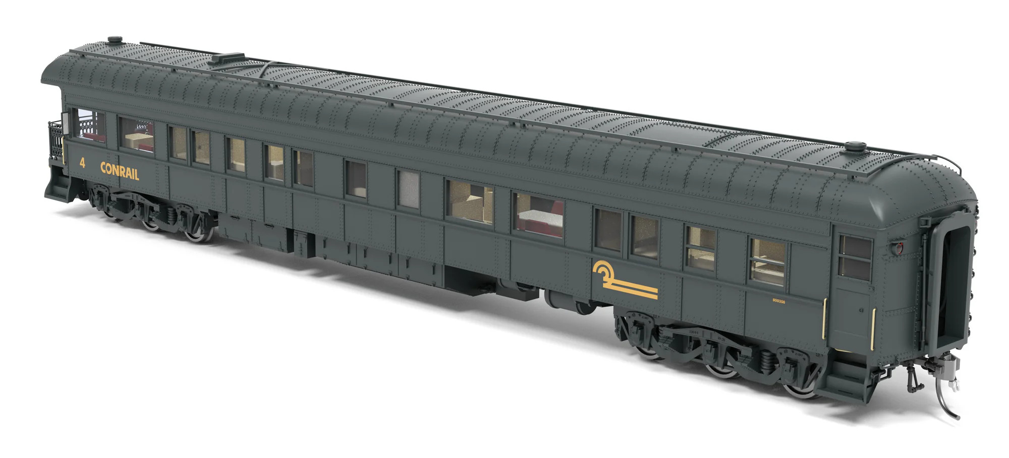 Broadway Limited Imports HO 9727 Conrail Business Car CR #4 'Dark Green'