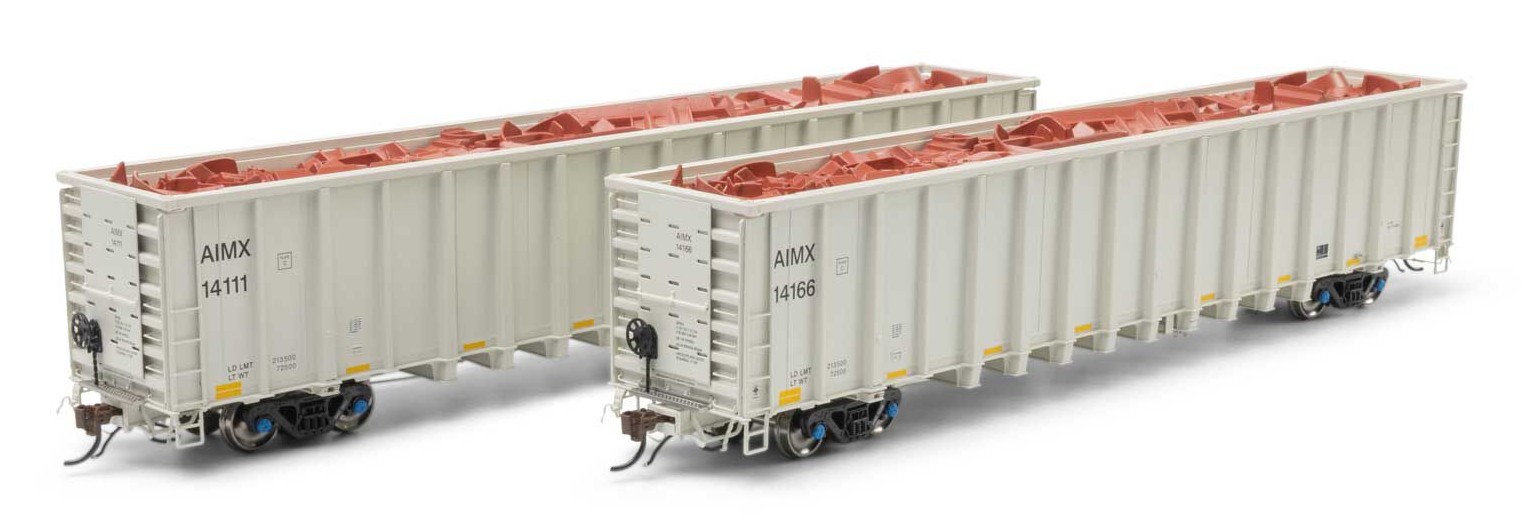 HOゲージ Accurail LIFE-LIKE Athearn 64台 まとめ Athearn Genesis HO ATHG76709 NSC 6400 Gondola AIMX #14111/14166 2-Pack