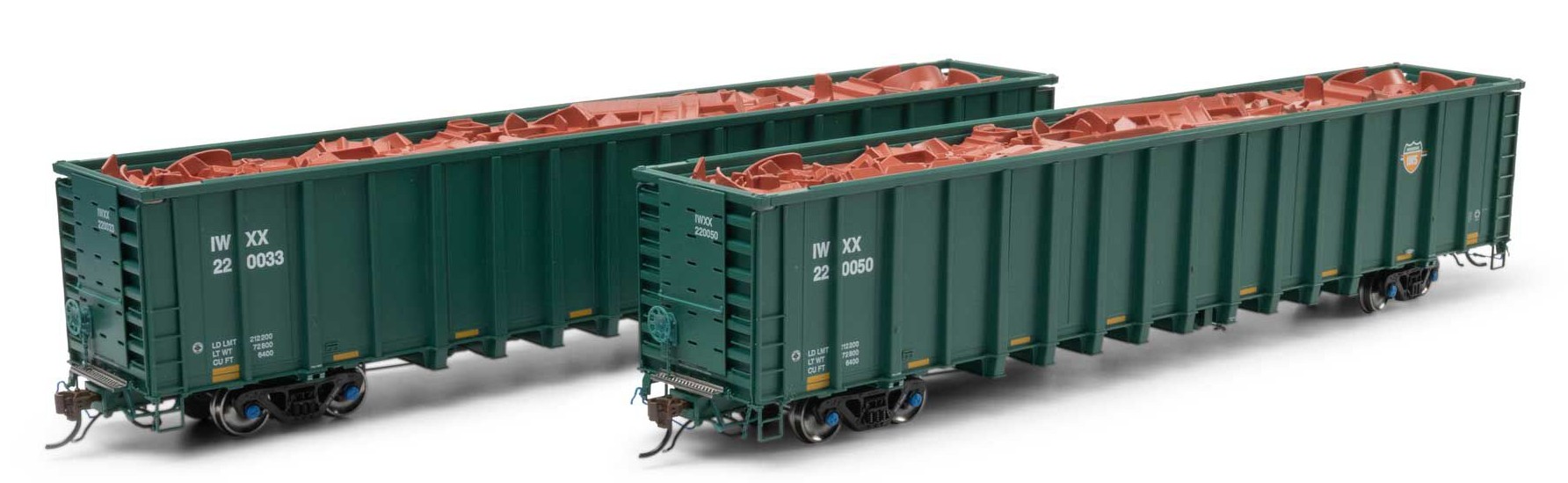 Athearn Genesis HO ATHG76724 NSC 6400 Gondola IWXX 220033/220050 2
