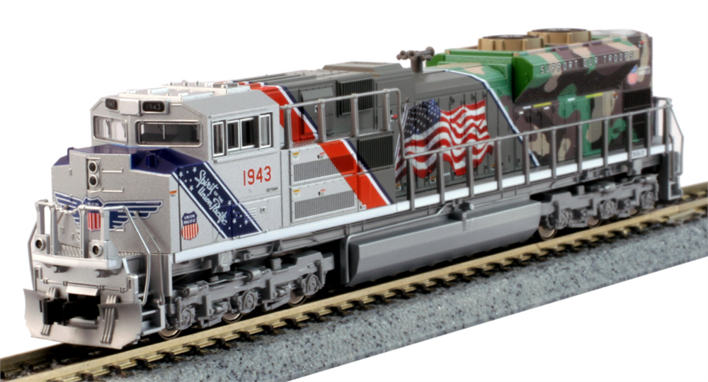 Kato N 176-1943 DCC Ready EMD SD70ACe Locomotive Union Pacific "The Spirit" UP #1943