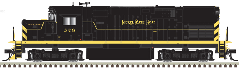 Atlas Master Silver Series HO 10004730 DCC Ready C420 Phase 1 Locomotive Nickel Plate Road NKP #578