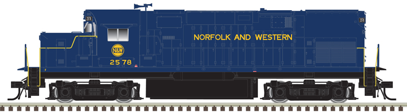 Atlas Master Silver Series HO 10004731 DCC Ready C420 Phase 1 Locomotive Norfolk & Western 'Pevler Blue' N&W #2578