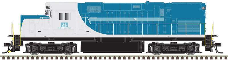 Atlas Master Silver Series HO 10004738 DCC Ready C420 Phase 2B Locomotive Conrail 'Ex-L&HR' CR #2073