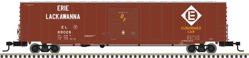 Atlas Master HO 20007819 ACF 60' Single-Door Auto Parts Boxcar Erie Lackawanna EL #68002