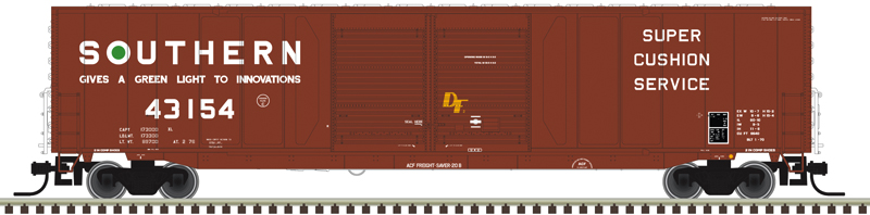 Atlas Master HO 20007821 ACF 60' Double-Door Auto Parts Boxcar Southern Railway #43150