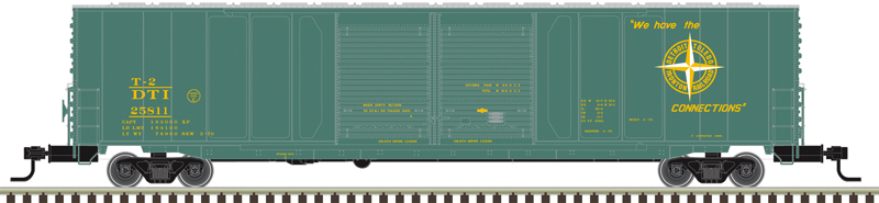 Atlas Master HO 20007825 ACF 60' Double-Door Auto Parts Boxcar Detroit, Toledo & Ironton DTI #25800