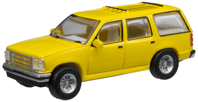 Atlas N 60000054 1993 Ford Explorer Unlettered Yellow 2-Pack