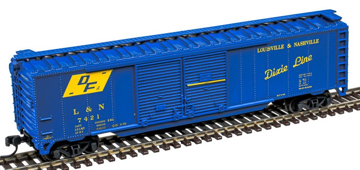 Atlas Trainman N 50007329 50' Double-Door Boxcar Louisville & Nashville L&N #7421
