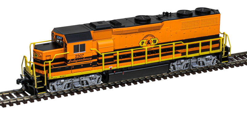 Atlas Master Gold Series N 40005921 DCC/ESU Loksound V5 Equipped EMD GP39-2 Phase I Locomotive Portland & Western P&W #2307