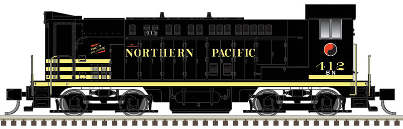 Atlas Master Gold Series N 40005973 DCC/ESU LokSound V5 Equipped Baldwin VO-1000 Locomotive Burlington Northern 'ex-NP Patch' BN #409