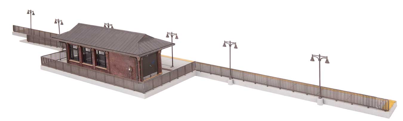 Walthers Cornerstone HO 933-3392 Amtrak Rural Station - Kit