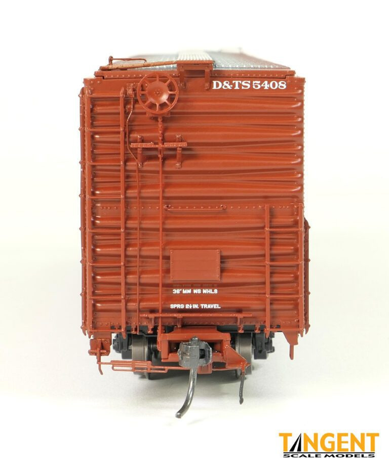Tangent Scale Models HO 33016-06 Greenville 6,000CuFt 60' Double Door Box Car Detroit and Toledo Shore Line 'Delivery Red 11-1963' DTS #5409