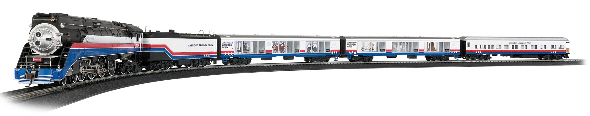 Bachmann HO 00789 DCC Ready American Freedom Train Starter Set