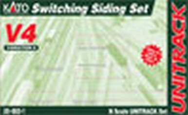 KATO N Gauge V4 Ensemble d'aiguillages électriques pour trains miniatures 20863 KATO N Gauge V4 Ensemble d'aiguillages électriques pour trains miniatures 20863