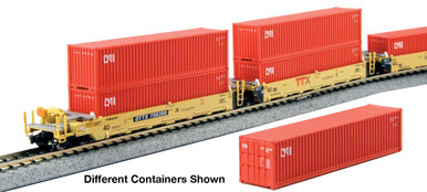 Kato N 106-6213 Gunderson Maxi-I 5-Unit Container Well Cars TTX