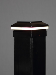 Aurora Saturn Anello Post Cap 4" x 4"