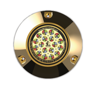 Metro Marine F-Series RGBW Round Fixture F-BMR1-FS-45 Metro Marine F-Series RGBW Round Fixture F-BMR1-FS-45