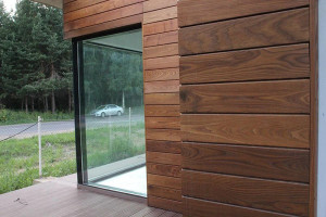 8' Thermally Modified Red Oak - Cladding/Soffit T&G