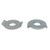 R.M.T. - Ridiculous Machine Tools Flanged Washers for Toggle Clamps | Zinc-Plated Replacement Hardware, 2-Pack | Machinist Choice™ 