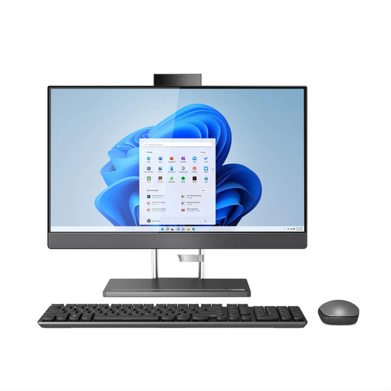 Lenovo IdeaCentre AIO 5i 23.8" FHD All-in-One PC (512GB) [12th Gen Intel i5], Bonus Items Include:  Premium Surge Protector, Kaspersky Internet Protection, 5 Year Technical Support