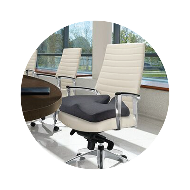 Vistara Perfect Seat 46cm Memory Foam Pillow  Seat Cushion