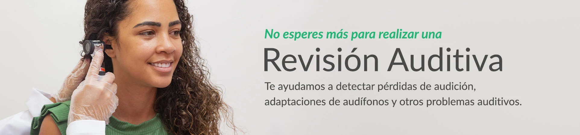 Revisión auditiva en farmacia óptica la paz