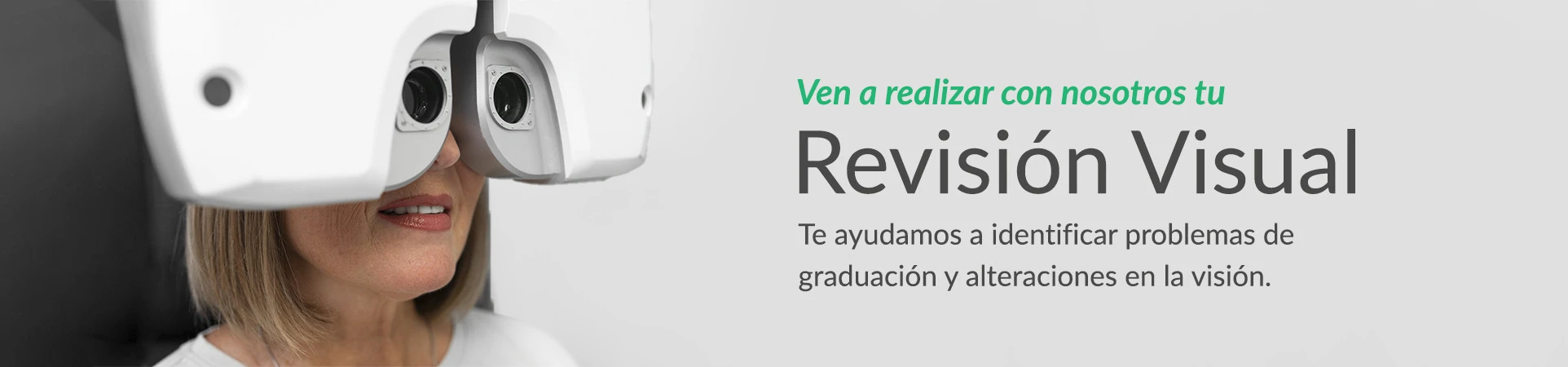 Revisión visual en farmacia óptica la paz