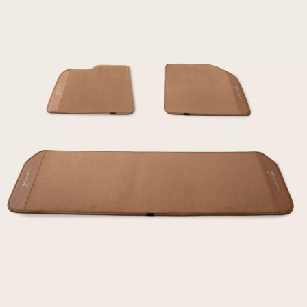 Lucid Air Carpeted Mats - Saddle