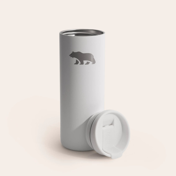 Lucid Travel Tumbler, White