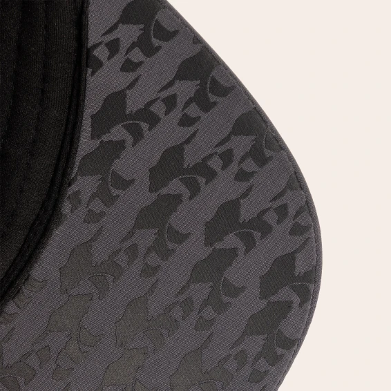 Lucid Bear Emblem Adjustable Cap, Black