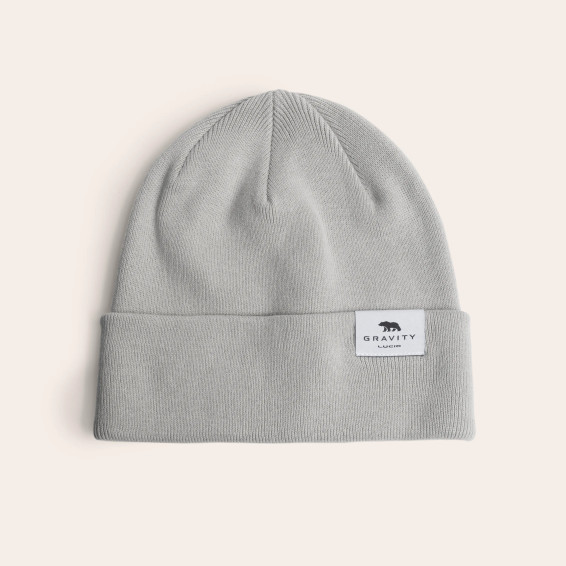 Lucid Gravity Knit Beanie, Grey