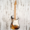 Xotic XSC-1 - 3-Tone Sunburst, Super Heavy Aging, 5A Roasted Flame Maple Neck