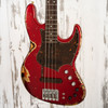 Xotic XJ1T-4 Bass - Candy Apple Red Over Sunburst (Used)