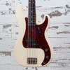 Nash PB-63 Bass - Olympic White w/ Matching Headstock & Light Aging