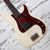 Nash PB-63 Bass - Olympic White w/ Matching Headstock & Light Aging