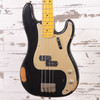 Nash PB-57 - Black w/ Light Aging, Anodized Gold Pickguard