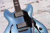 Collings I-35 LC - Aged Pelham Blue (full body), w/ ThroBak Pickups & Bigsby