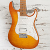 Suhr Standard Plus - Honey Amber Burst, Roasted Maple Neck