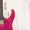 Suhr Custom Modern - Magenta Pink Stain Top, Natural Back