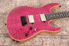 Suhr Custom Modern - Magenta Pink Stain Top, Natural Back