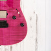 Suhr Custom Modern - Magenta Pink Stain Top, Natural Back