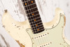 Fender Custom Shop '61 Stratocaster - Heavy Relic Vintage White over 3-Tone Sunburst (Used)