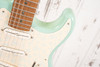 Forshage Meso - Seafoam Green w/ Decoboom Pickguard and Fralin Split Rail Pickups