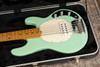 2010 Ernie Ball Music Man Classic Sting Ray 5 Bass - Mint Green (Used)