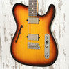 Suhr Custom Classic T Antique, Semi-Hollow - 3 Tone Sunburst, Bound Top w/ Matching Headstock