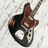Novo Serus J - Bull Black Over '64 3-Tone Sunburst w/ Lollar Firebird Pickups